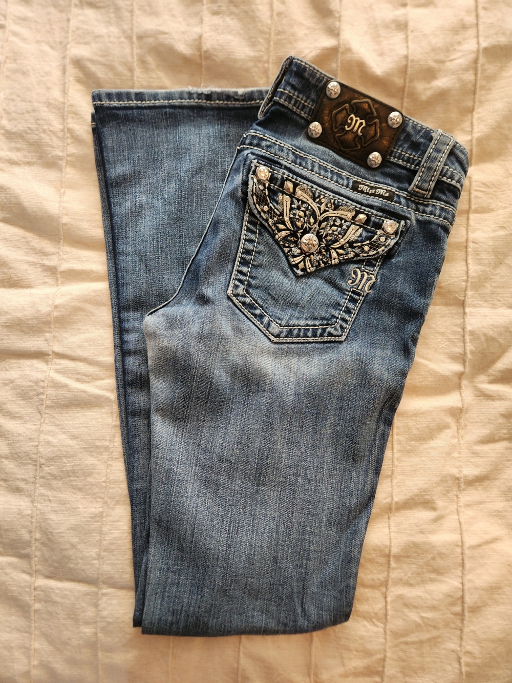 Miss Me Boot Cut Jeans - Size 28